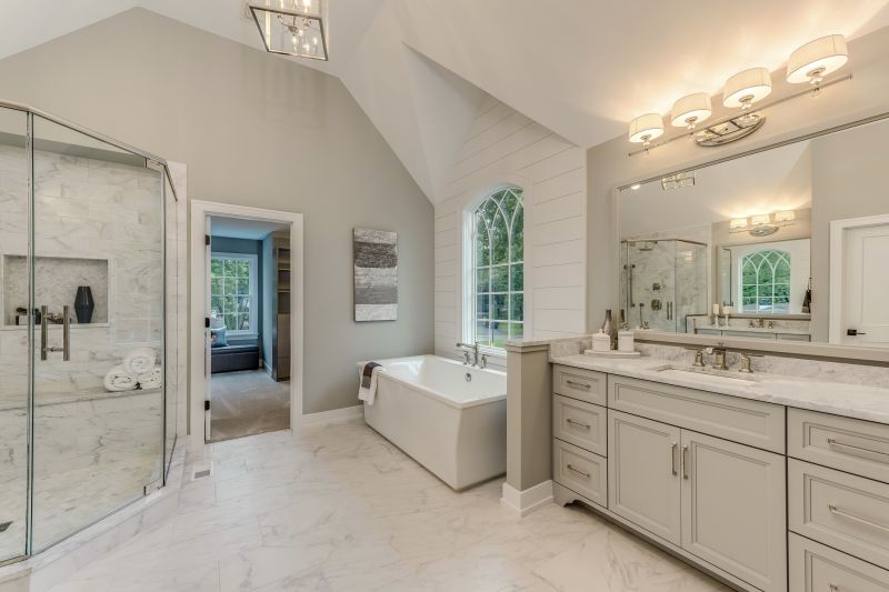 Marble Flooring in Bathroom